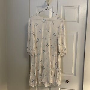 Wilfred Blue and White Floral Dress